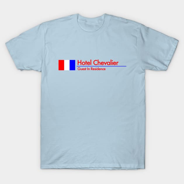 Hotel Chevalier - Guest In Residence T-Shirt by mrpixelpopper